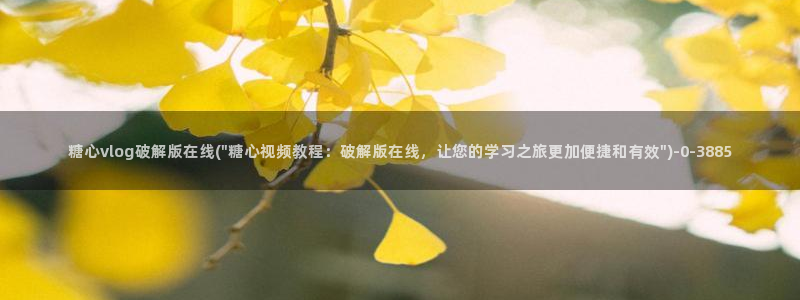 18糖心vlog